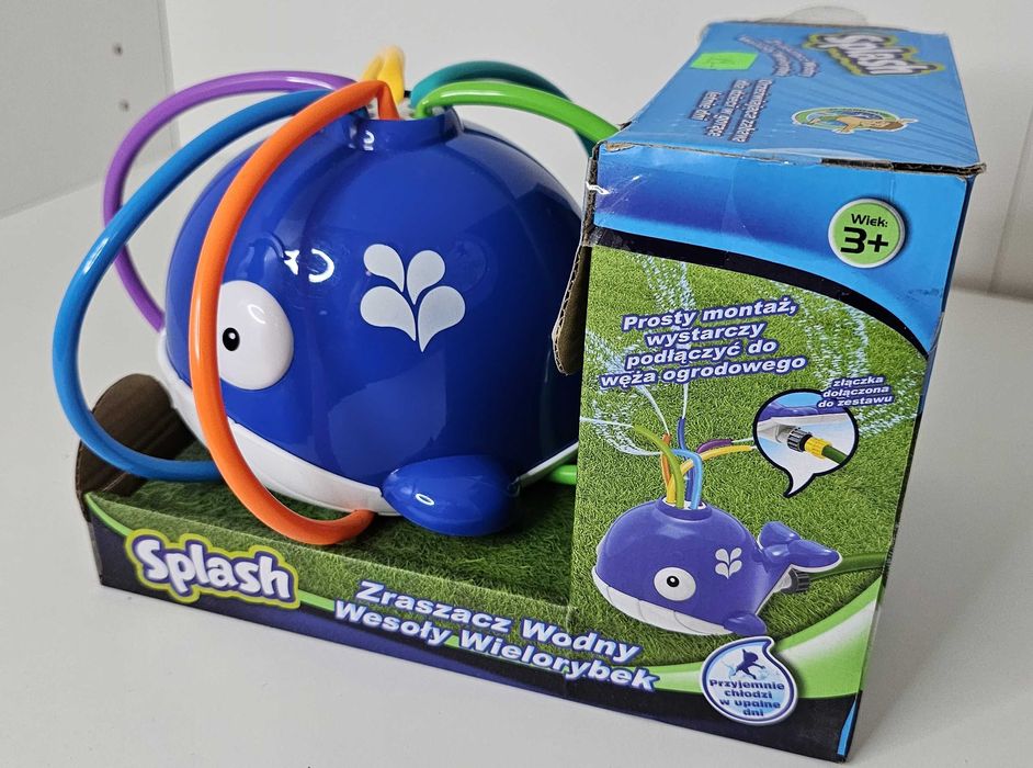 Splash wesoły wielorybek zraszacz wodny
