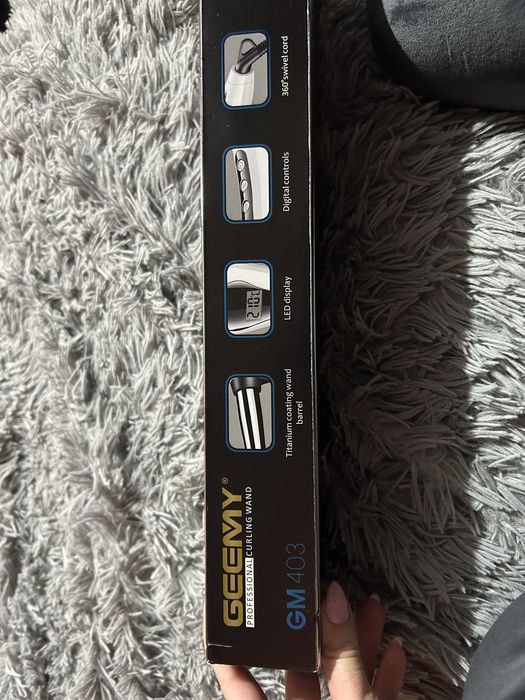 Плойка для волос. Конусная плойка доя волос Geemy GM-403