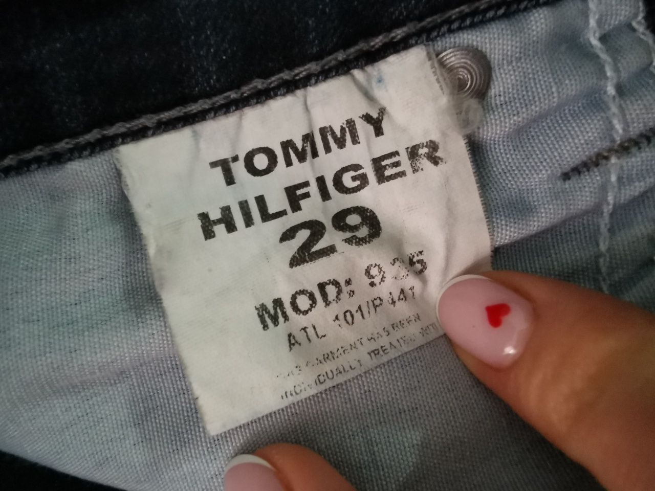 Jeansy tommy hilfiger model 925