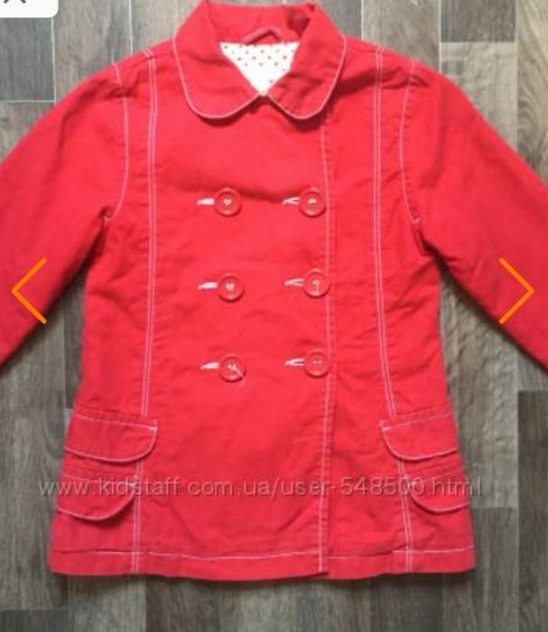 Продам пальто-ветровочку Next на девочку
