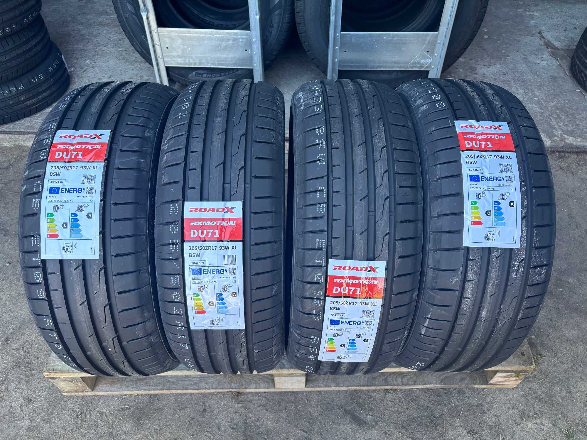 Okazja opony letnie 205/50R17 93W XL ROADX RXMOTION DU71 NOWE 2024r.