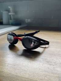 TRIPOWER WMT Black Red okularki pływackie lustrzanki arena speedo tyr