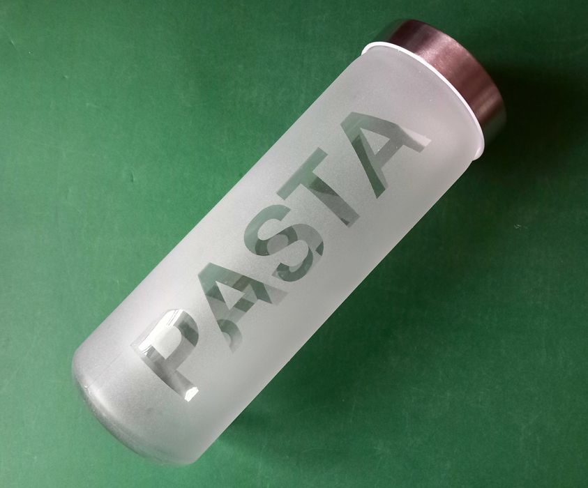 Pojemnik SŁÓJ na makaron PASTA grube szkło Ładny i solidny 32 cm