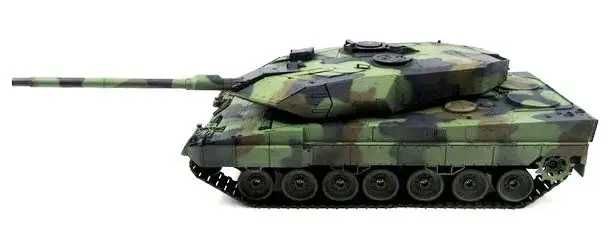 Танк Heng Long 3889 Leopard II A6  UPG 2.4GHz 1:16  пневмопушка , дим