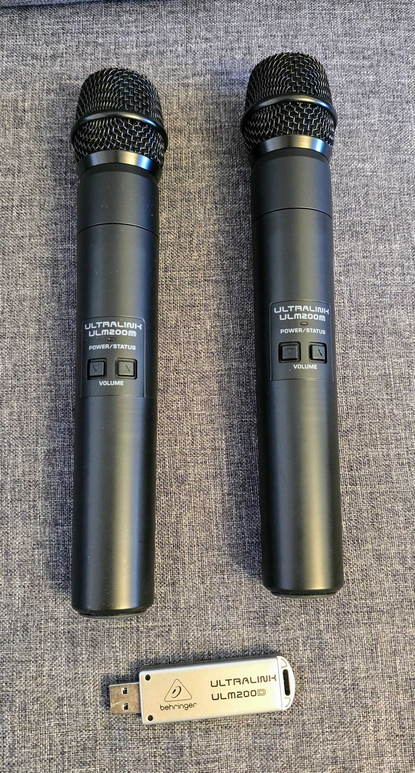 Mikser Behringer QX1222USB Mikrofony ULM202USB