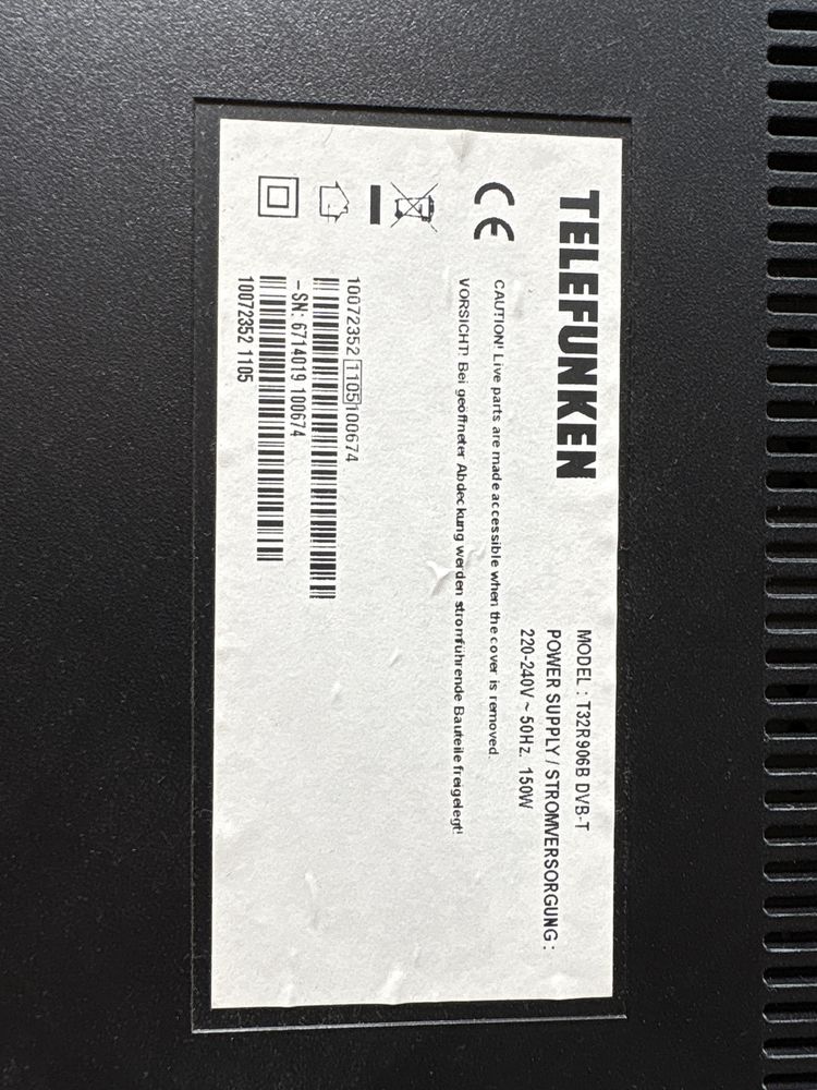 Telewizor telefunken T32R906B DVB-T