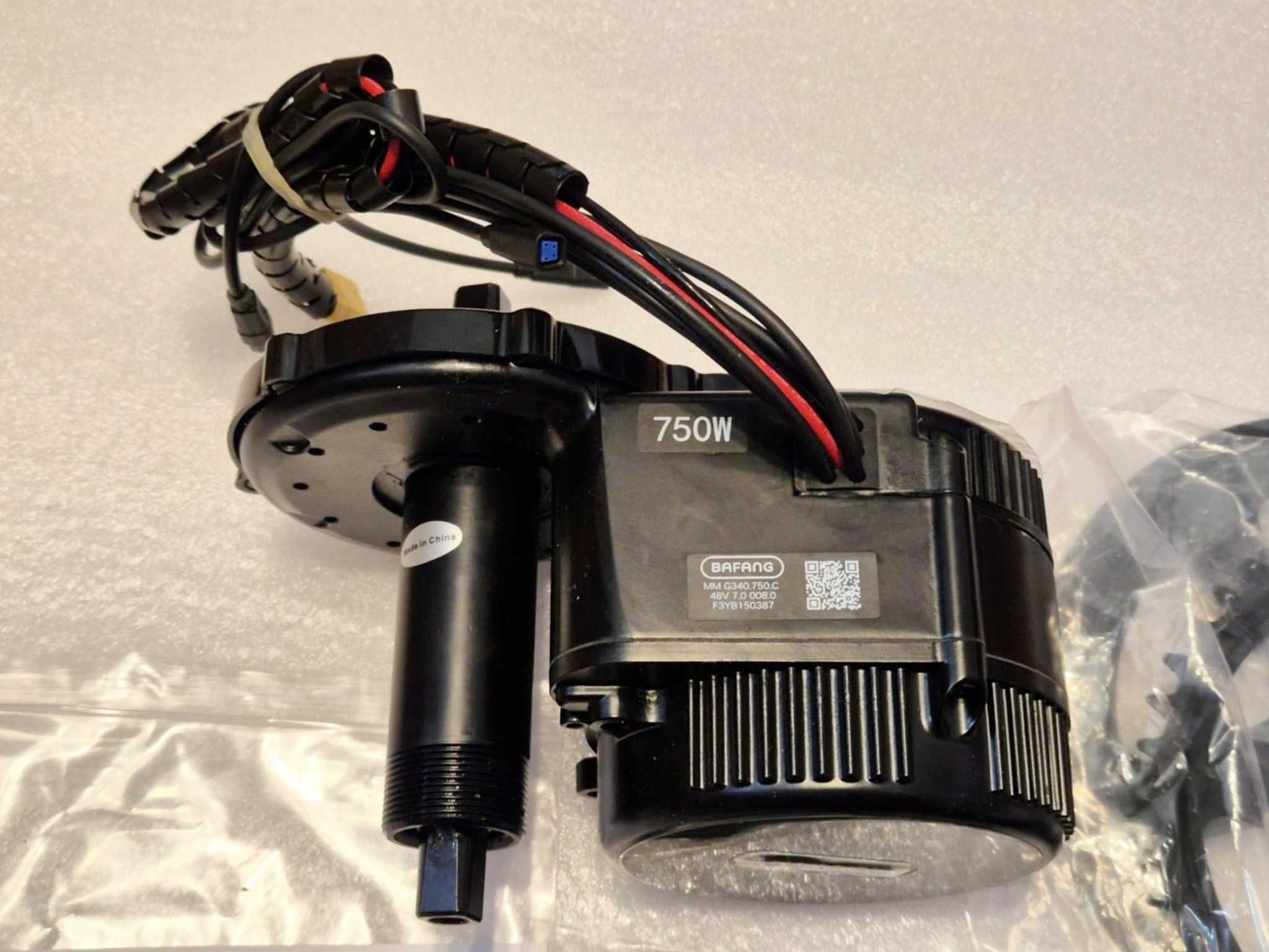 Bafang BBS02B 48V 750W silnik zestaw do konwersji EKD01 Bluetooth CAN