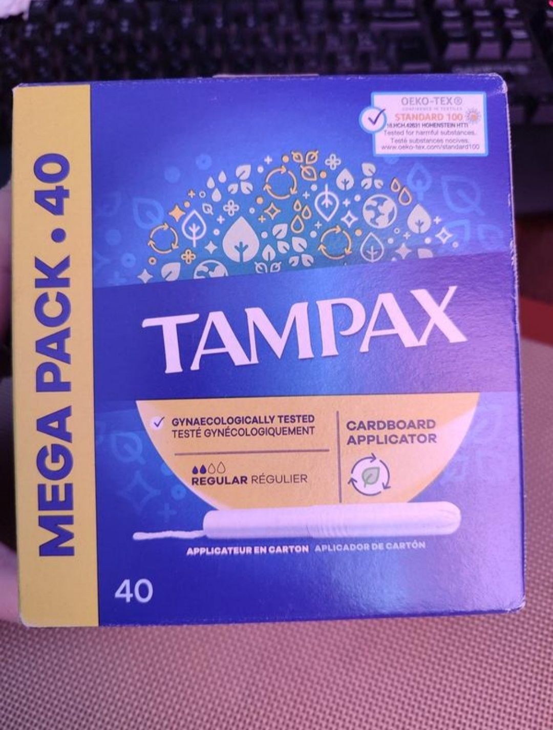 Tampax regular mega pack 40