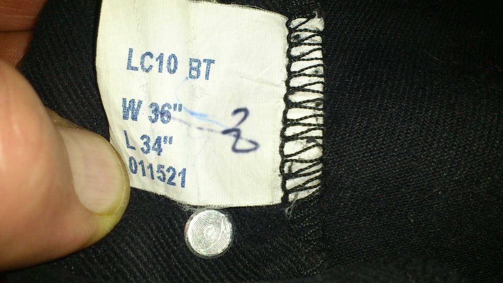 Джинсы Lee Cooper LC 10. НОВЫЕ. Чёрные. W36\L34. Классика, Винтаж