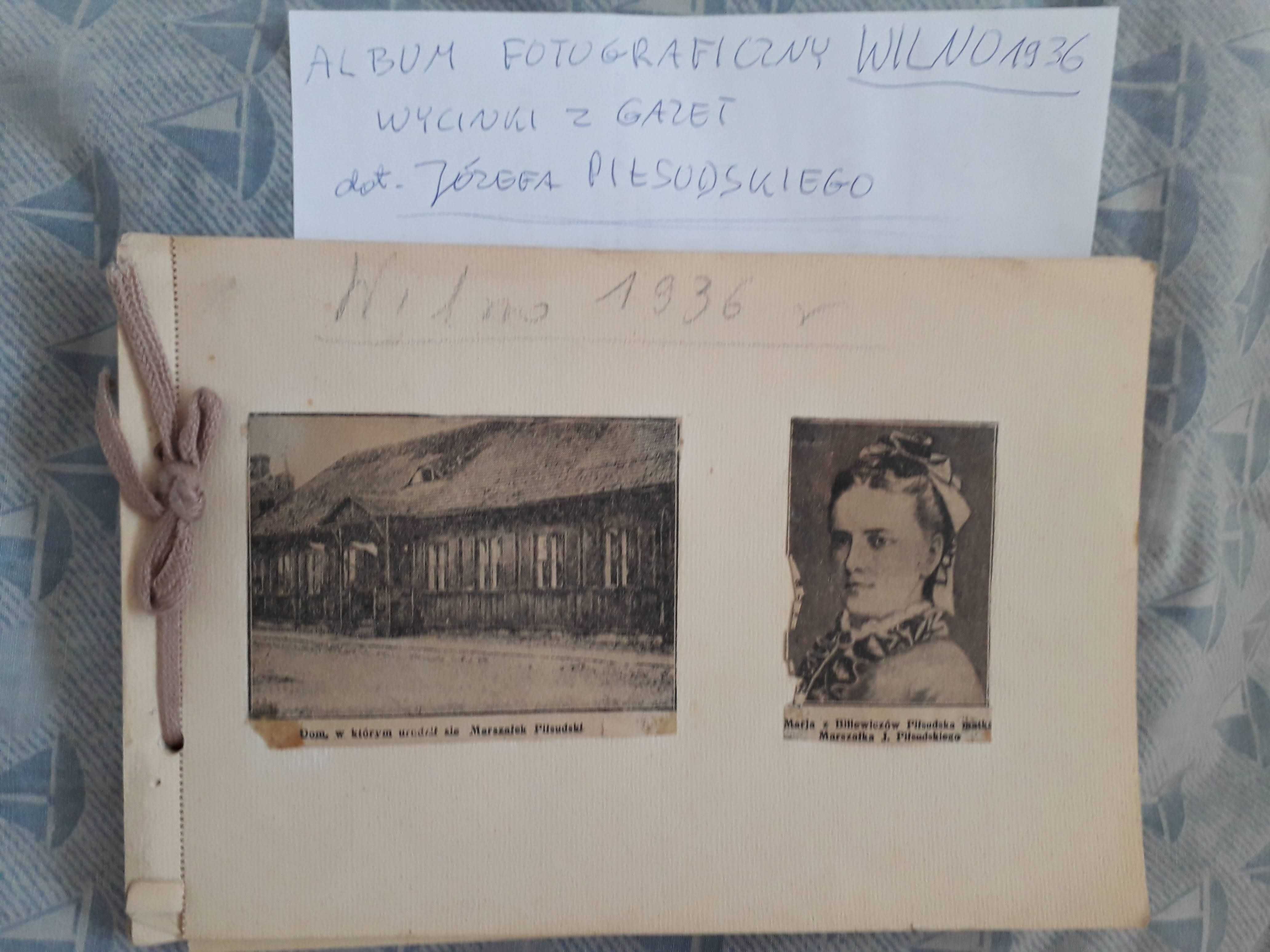 Album foto - Wilno, pogrzeb J. Piłsudskiego