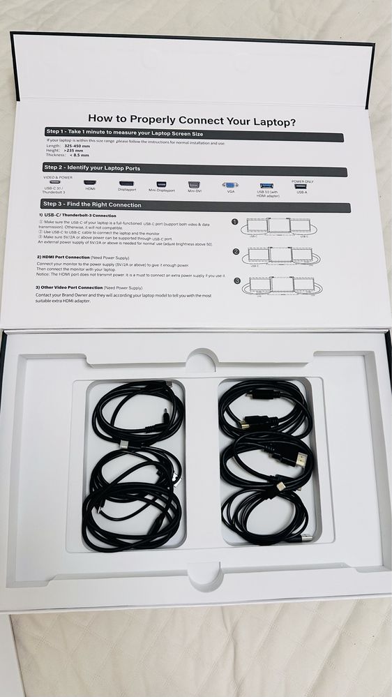 LAPTOP SCREEN EXTENDER 15.4IN HD 1080P - futerał w prezencie