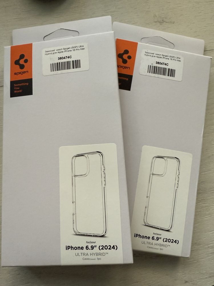 Прозорі чохли Spigen Ultra Hybrid iPhone 16 Pro Max
