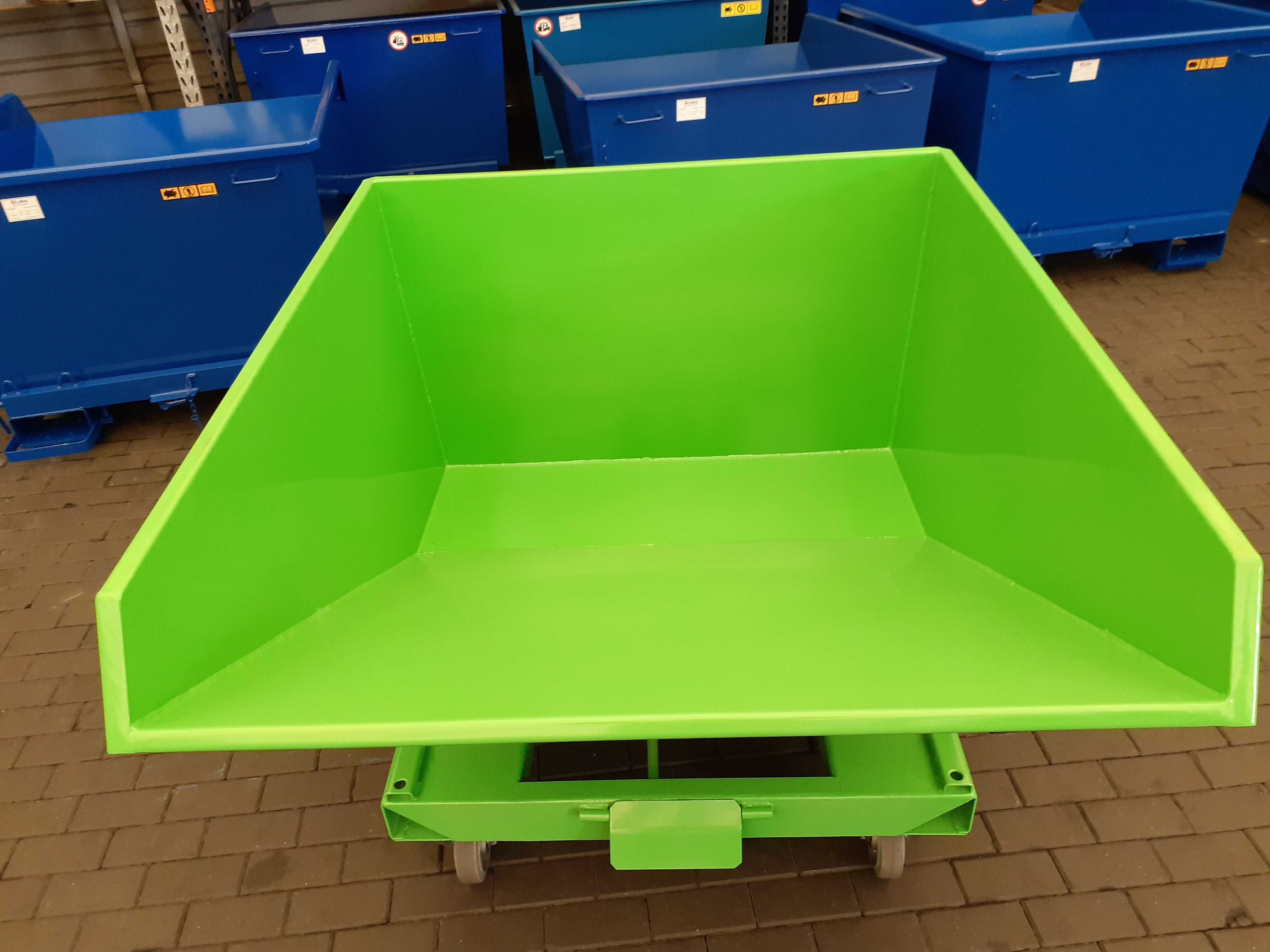 Koleba pojemnik kontener 900 L 0,9 m3  =  Cena producenta brutto