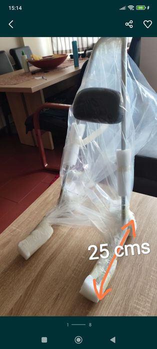 Sissy Bar cromado Novo