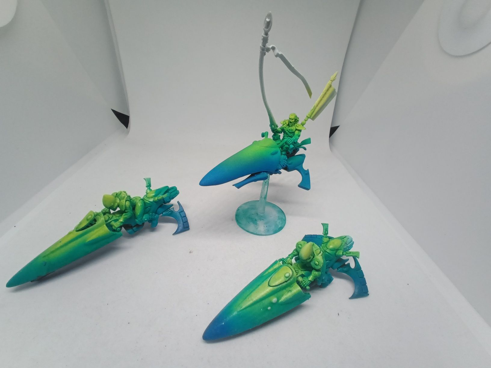 2x Windriders + Autarch finecast Eldar Warhammer 40k