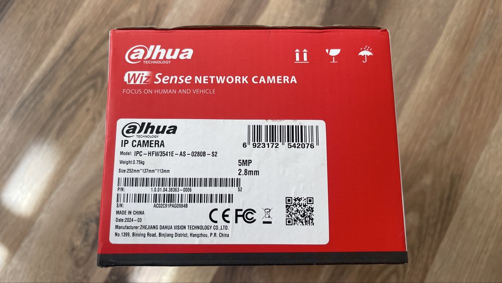 Kamera Dahua ipc-hfw3541e-as-0280b-s2