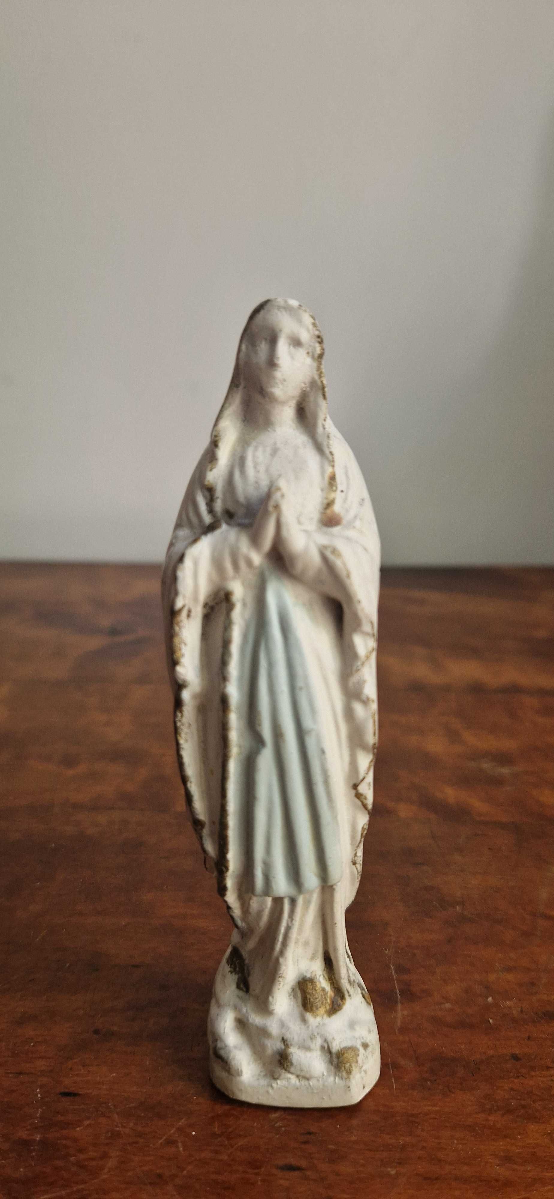 Stara figura dewocjonalia Maryja Madonna przedwojenna antyk Francja