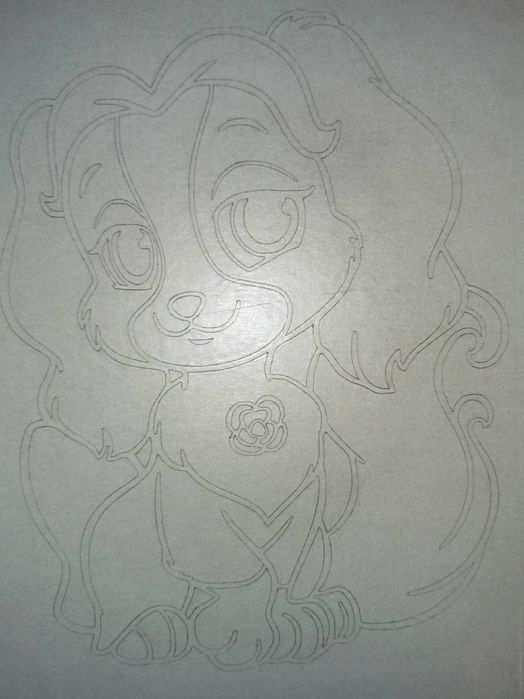 Набір карток для малювання піском. Розмір картки 260мм * 220мм