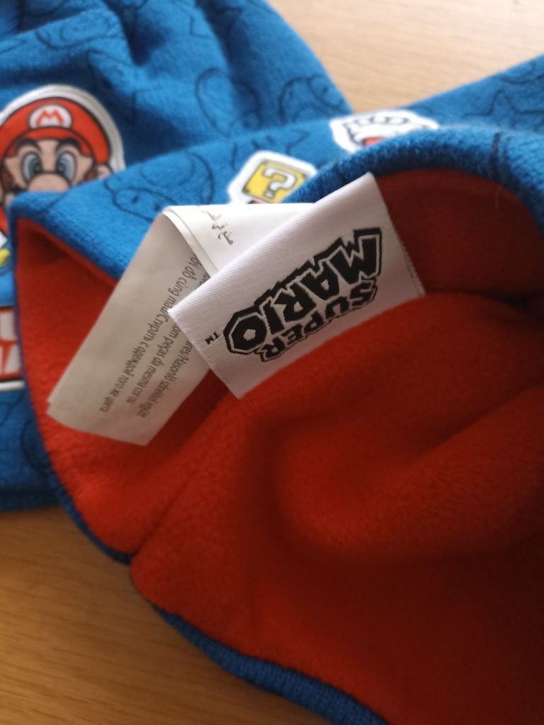 Gorro & Gola criança (3a6 anos) Super Mario Nintendo