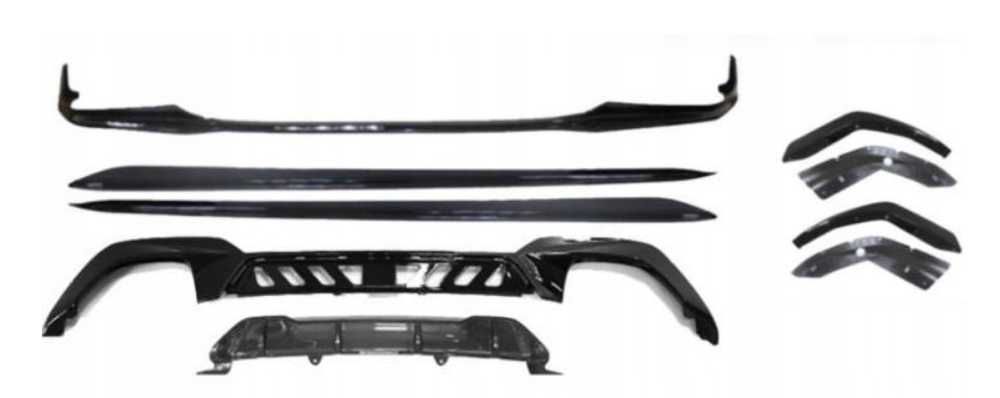 Zestaw Mperformance BMW G20 G21 M Pakiet OO-OO 340i czarny połysk