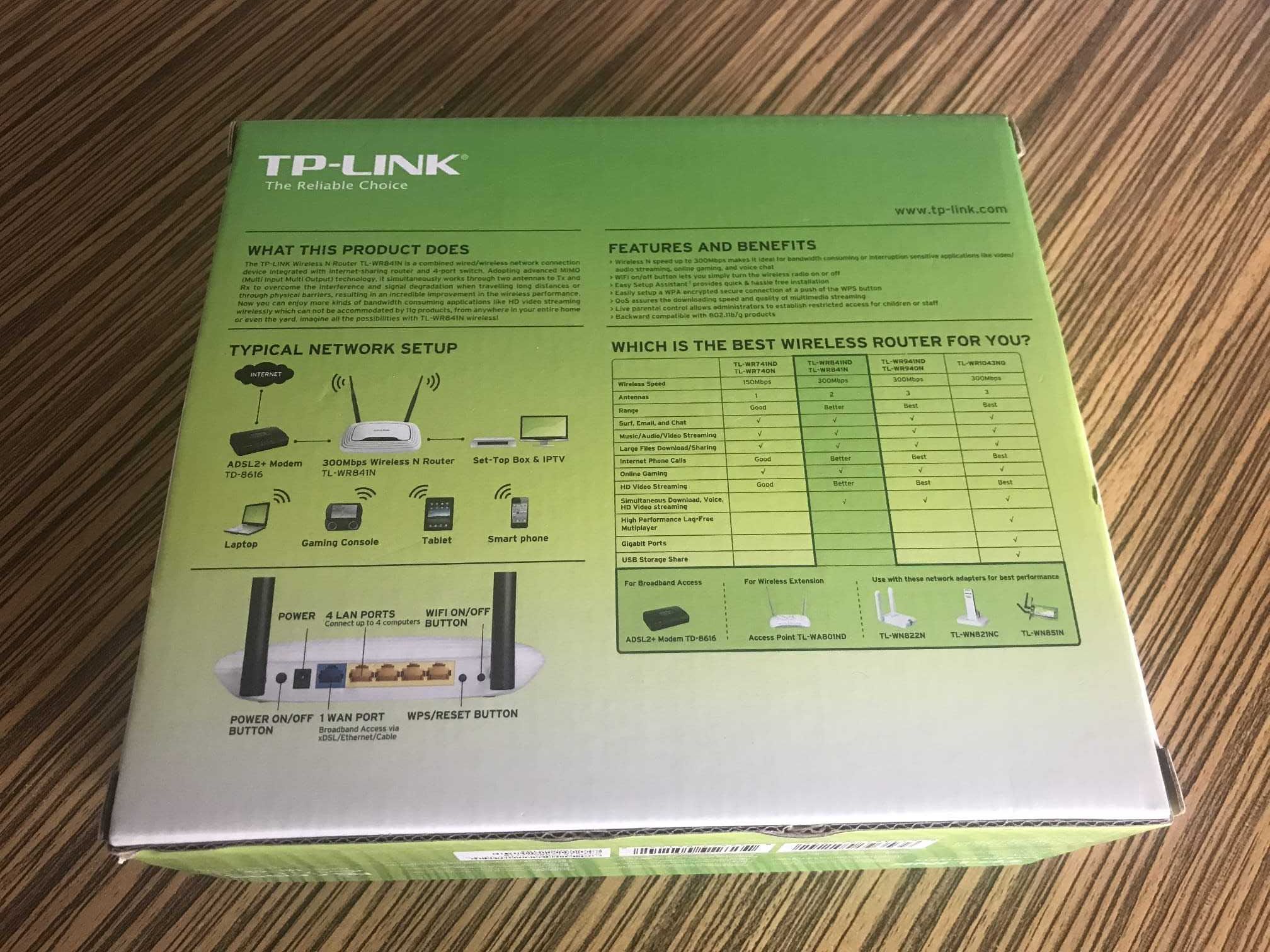 Router Wireless N TPLINK