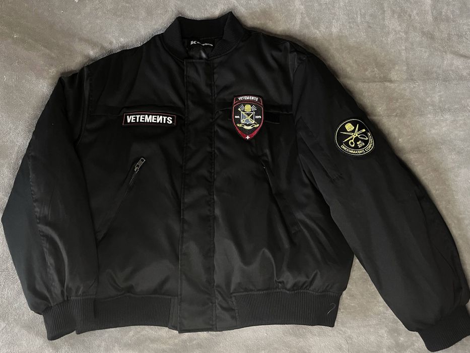 Черная куртка бомбер ветмо, opium style, archive, viperr