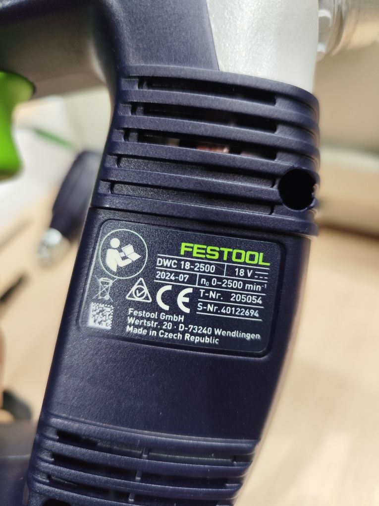 Festool DWC 18-2500 + AF 55-DWC стрічковий шуруповерт Фестул оригінал