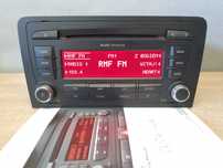 Radio samochodowe Audi Chorus A3 8P + kod 2din CD z Zadbane + książka