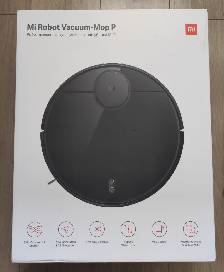 Czarny Xiaomi Mi Robot Vacuum Mop Pro z nowymi akcesoriami