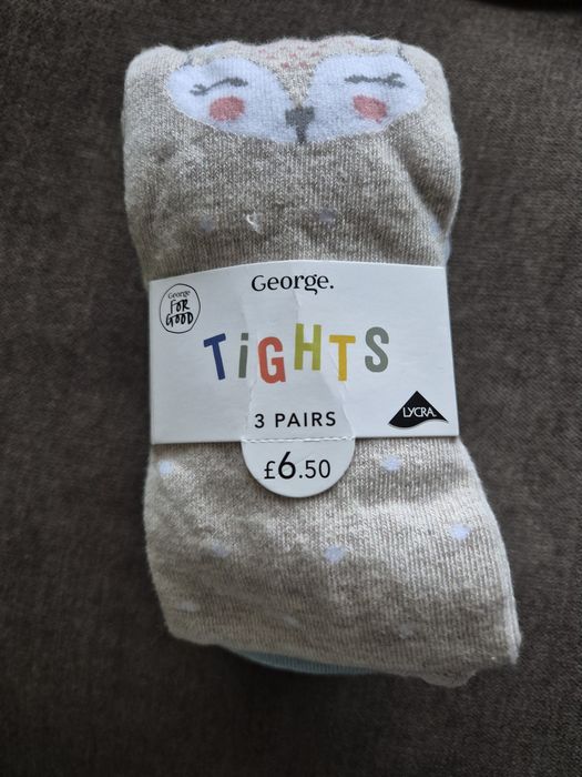 Нові колготки для дівчинки фірми George,