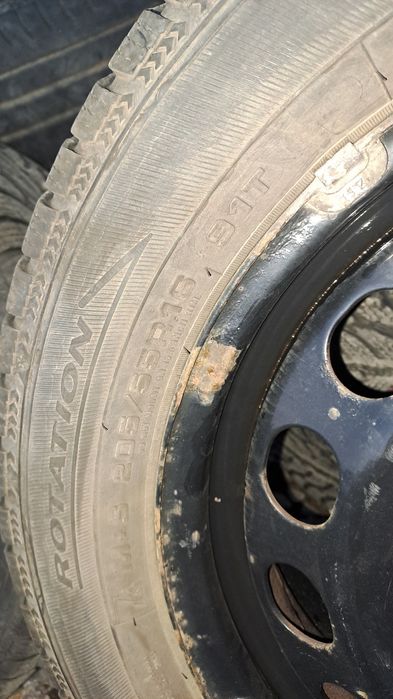 Felgi stalowe 16. 5x112  z oponami 205x55x16 zimowe