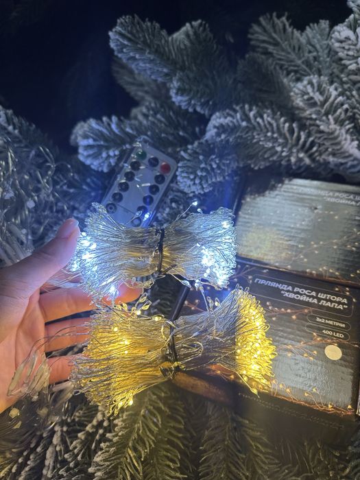 Гірлянда Роса Штора “Хвойна Лапа”