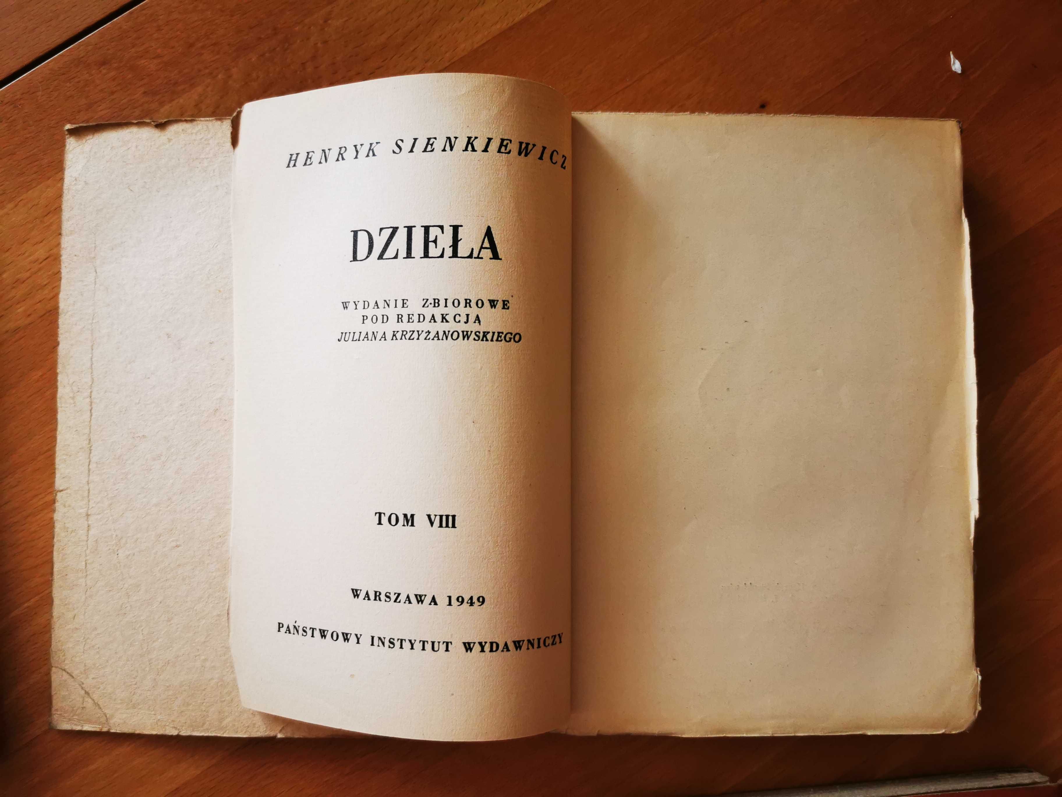 Ogniem i mieczem H. Sienkiewicz PIW 1949