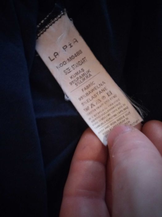 Bluzeczka damska granatowa La Pia r. S bawełna