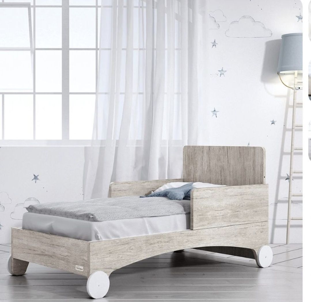 Berço / Cama com Muda Fraldas Trama