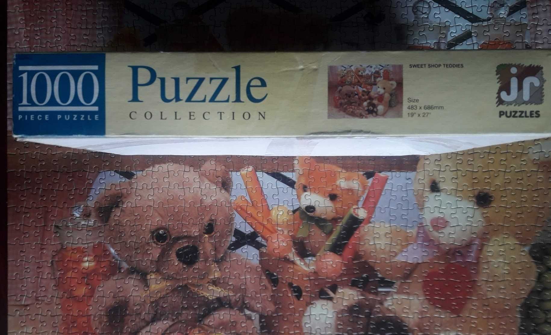 Подарунок закоханим пазл 1000 "Мир Тедди" Англия Puzzle Jigsaw мишки