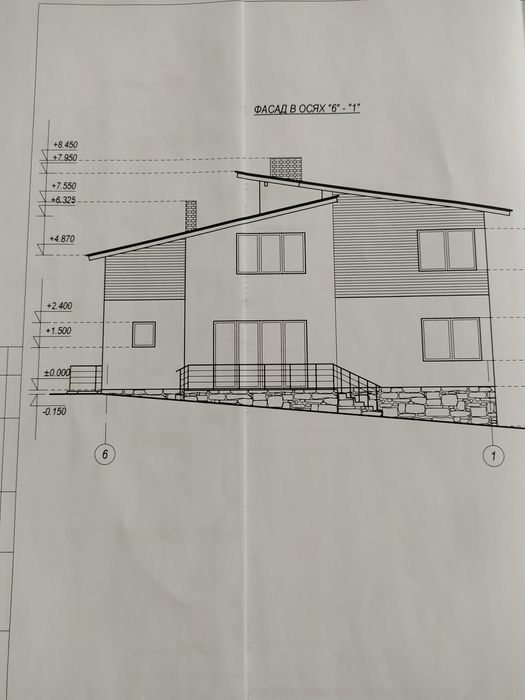 Ескізний проект індивідуального житлового будинку.
