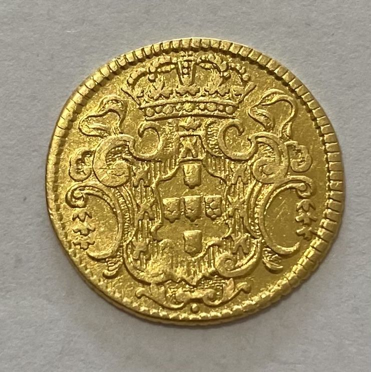 Moeda de ouro D.JOÃO V 1/2 Escudo 1730