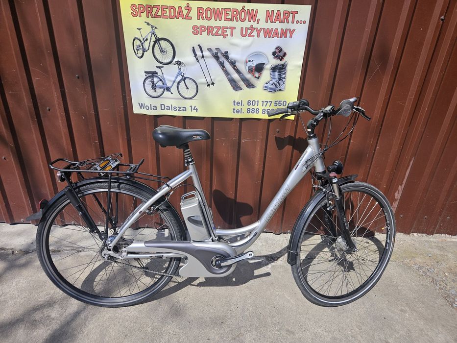 Rower elektryczny miejski damka kalhoff aluminiowa