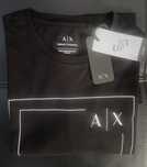 Czarny , oryginalny longsleeve Armani Exchange