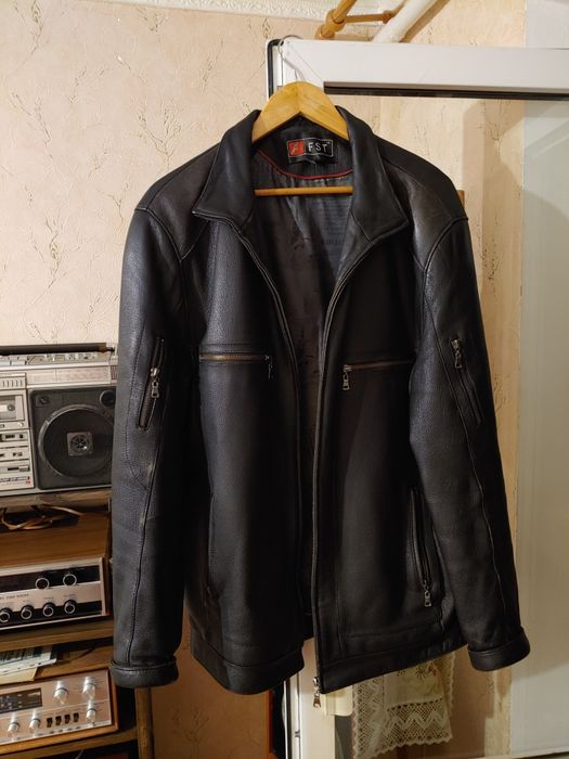 Мужская кожанная куртка