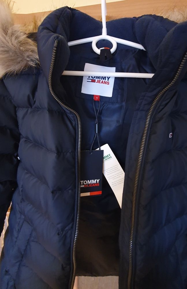 Tommy hilfiger tommy jeans kurtka zimowa kurtka damska rozmiar S