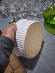Taça de barro grande com acabamento lacrado