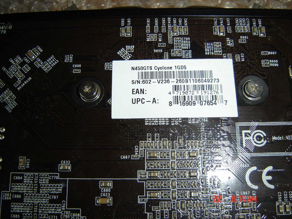 Видеокарта msi т450gts cyclone 1gd5