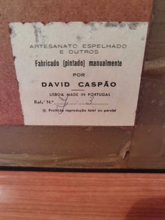 bonito quadro de DAVID CASPÃO