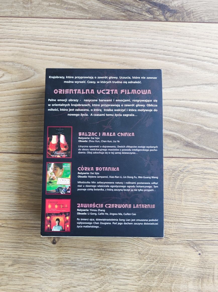 Komplet 3 filmów DVD Kino azjatyckie Orientalna uczta filmowa