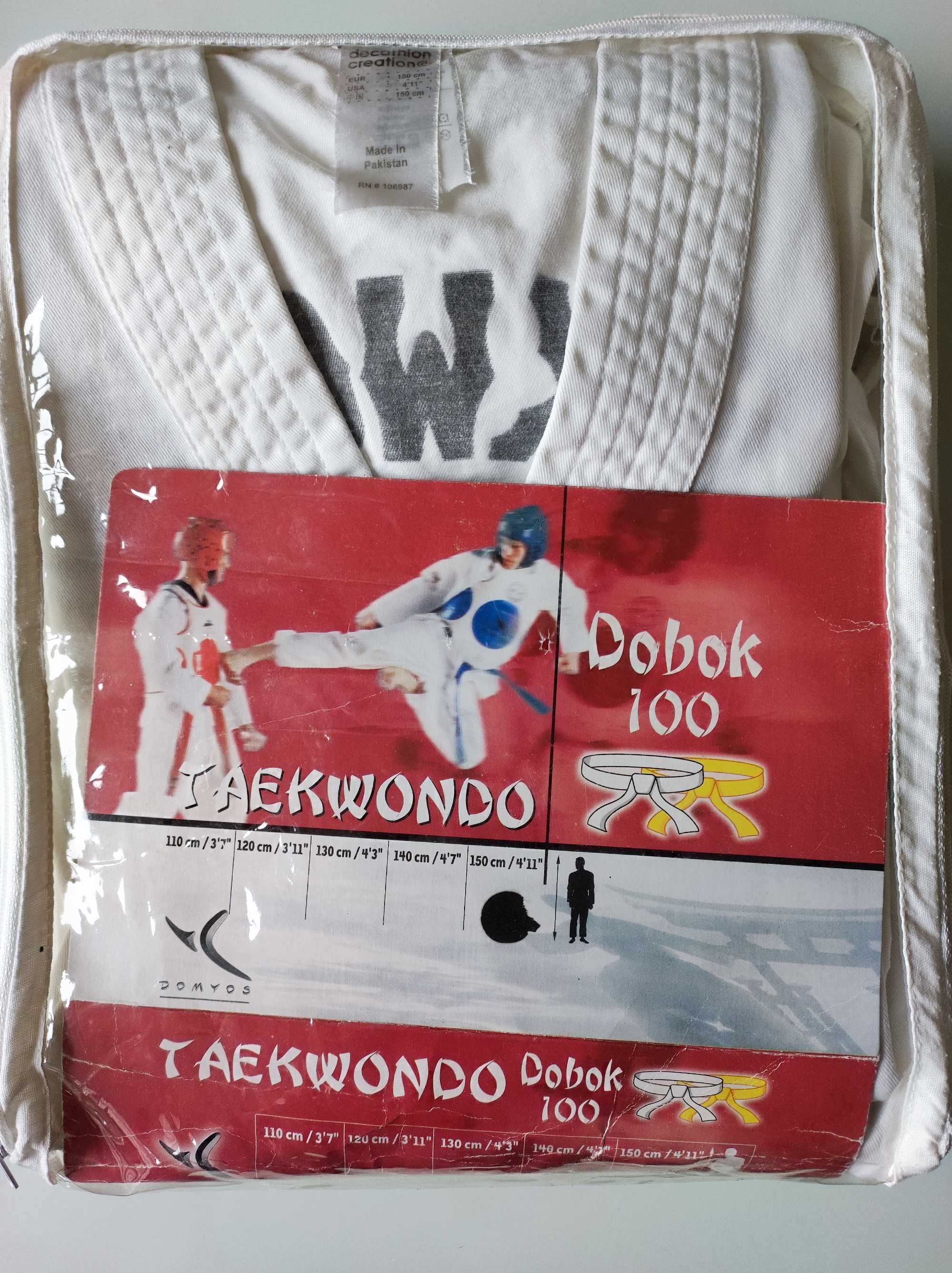 Fato Taekwondo Dobot 100 da Domyos 150 cm