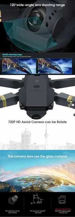 Drone com camara 1080p HD WIFI Quadcopter BATERIAS EXTRA NOVO