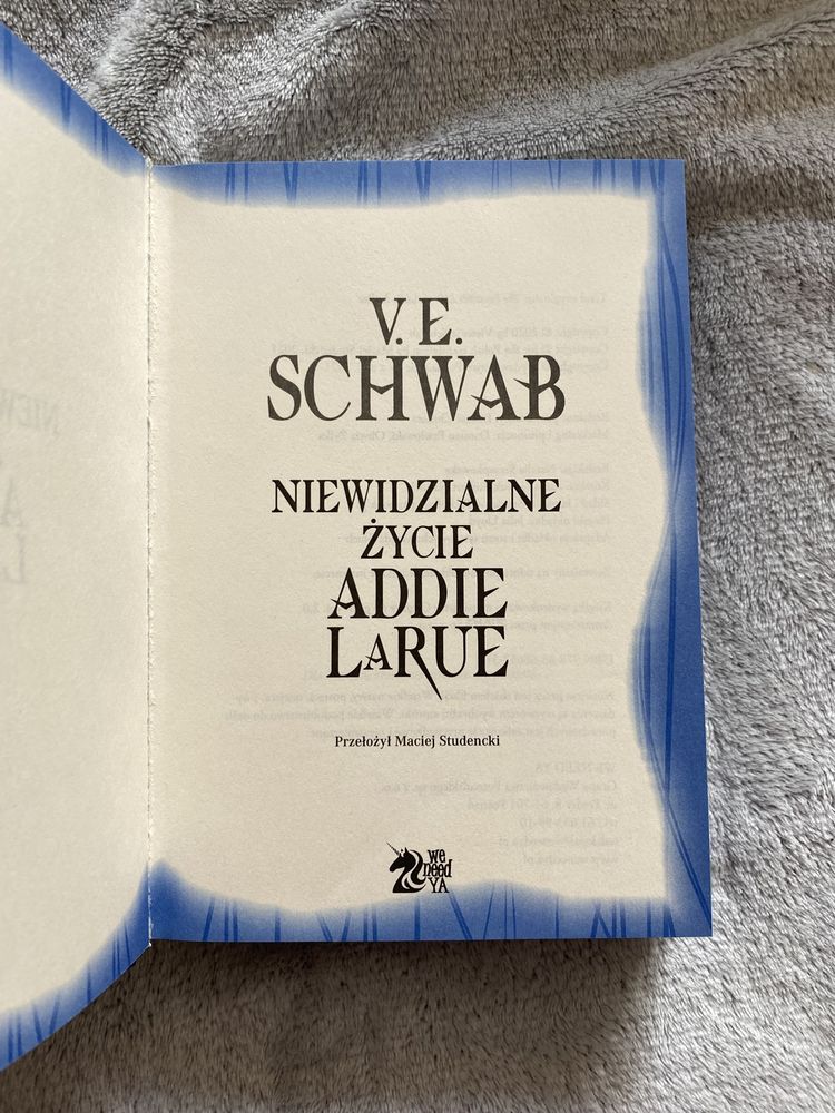 „Niewidzialne życie Addie LaRue” V.E. Schwab