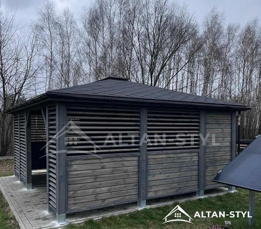 Altany, altanki, wiaty, altana ogrodowa KAROLINA 3x3m PRODUCENT